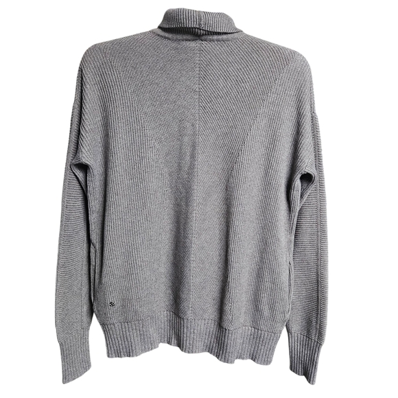 Lululemon Medium Grey Cozy Calling Turtleneck Sweater Size L - Picture 5 of 11